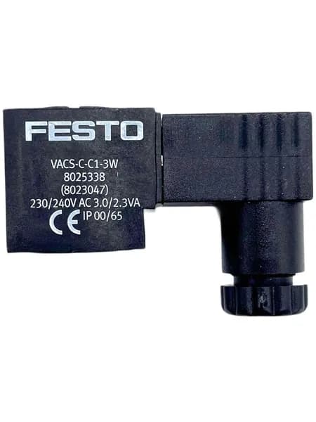 Катушка электромагнитная Festo VACS-C-C1-3W с разъемом