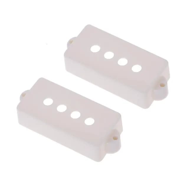 Крышки звукоснимателей Precision Bass 28 мм 1 пара, Белый