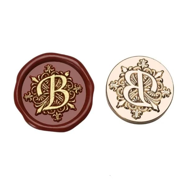 Печать для восковой печати Capital D, - Letter B
