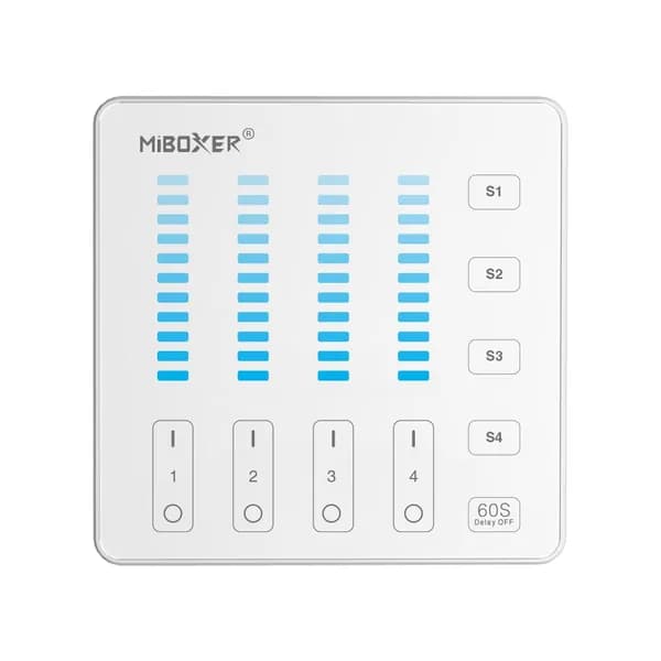 Настенный пульт управления Miboxer B4, 4 зоны, для регулировки яркости