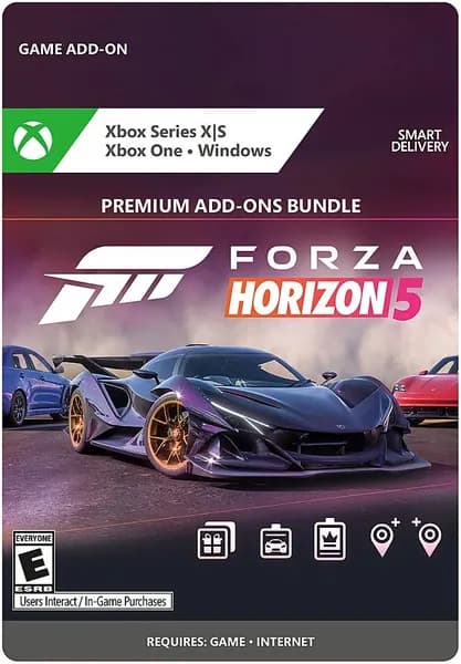 Дополнение Forza Horizon 5: premium-комплект дополнений, цифровой ключ для Xbox One/Series X S, Русский язык