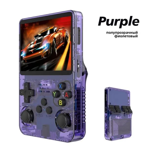 Портативная Игровая Консоль R36S HD: 3.5-дюймовый PSP Эмулятор с Двойными Стиками, Автономная Приставка для GBA/Аркад