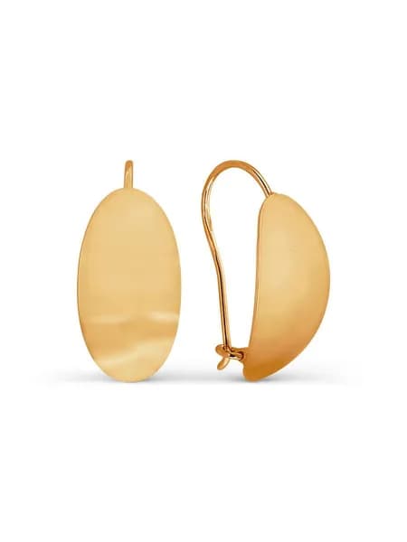 Серьги женские золотые 375 пробы, KARATOV