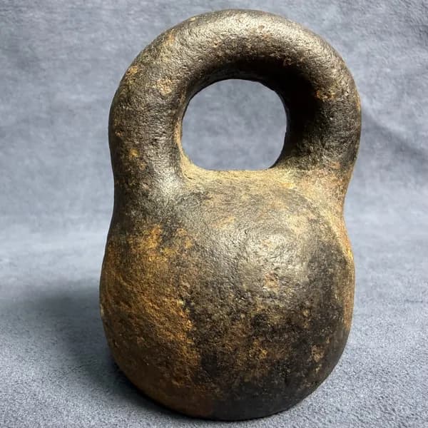 Старинная антикварная гирька. 2 фунта. Царская Россия. 19 век. (1250)
