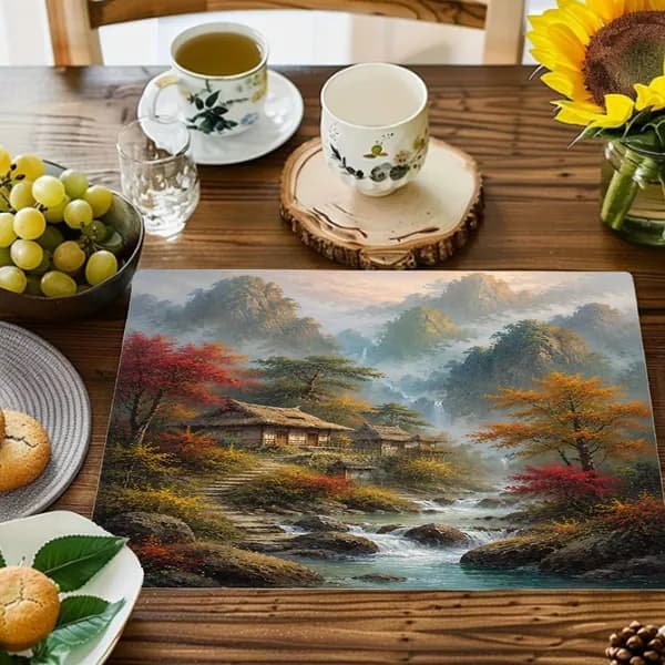 Салфетка сервировочная Искусственные материалы 32x42см, 1шт.