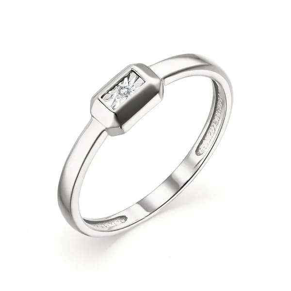 Серебряное кольцо DIAMANT-ONLINE с бриллиантом 925 пробы