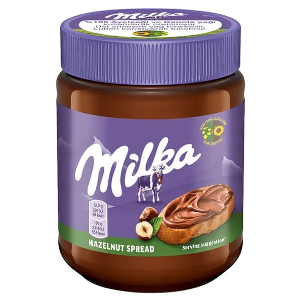 Milka Spreadable Hazelnut Paste 350gr - Шоколадная паста