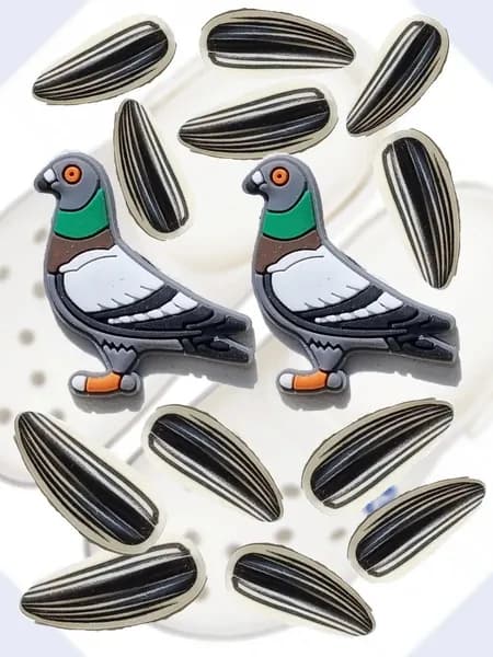 Джибитсы набор для кроксов на crocs клипсы Семки