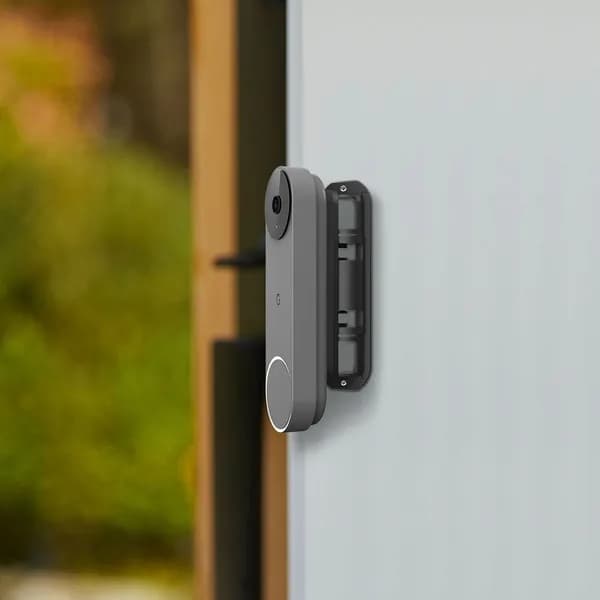 Кронштейн для дверного звонка Google Nest Doorbell (battery) с поворотом на 45 градусов влево и вправо, чёрный