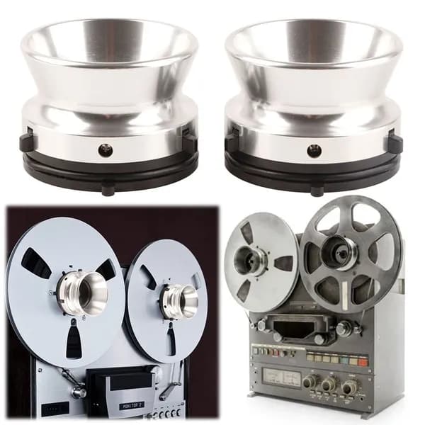 Адаптеры NAB для барабанов Studer, ReVox, Akai, Teac алюминиевые, 10 дюймов, полированные