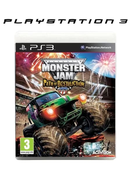 Игра Monster Jam Path of Destruction (PlayStation 3, Оригинальный)