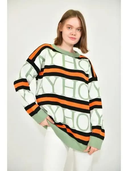 Свитер женский удлиненный Oversize