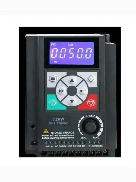Преобразователь частоты HD09 0,25кВт; 1фx220В, 1,7A перегр 150% IP20 HD09-2S0P2G
