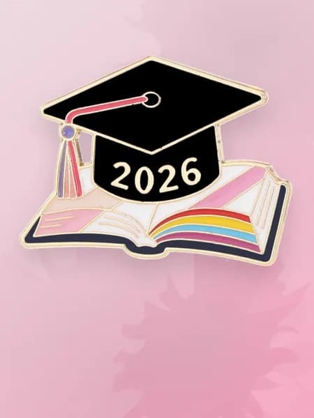 Брошь-булавка Выпуск 2026 , - 5