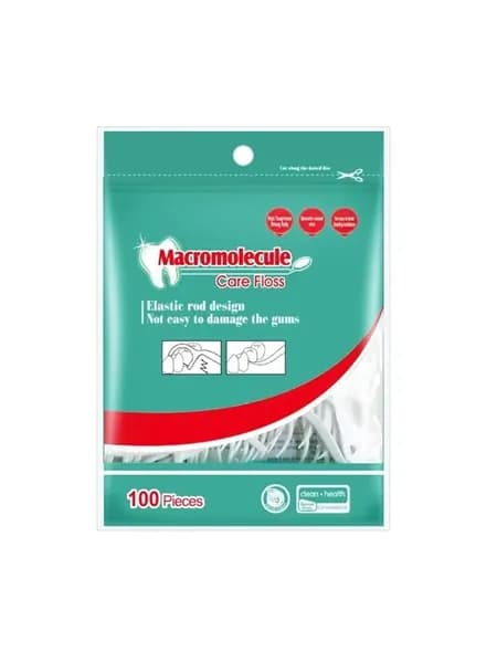 100 шт./пакет Dental Floss Stick Ultra Thin Flosser