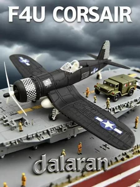 Самолет f4u corsair 1/48 американская военная техника,Сборная модель без клея,пластиковая-Dalaran