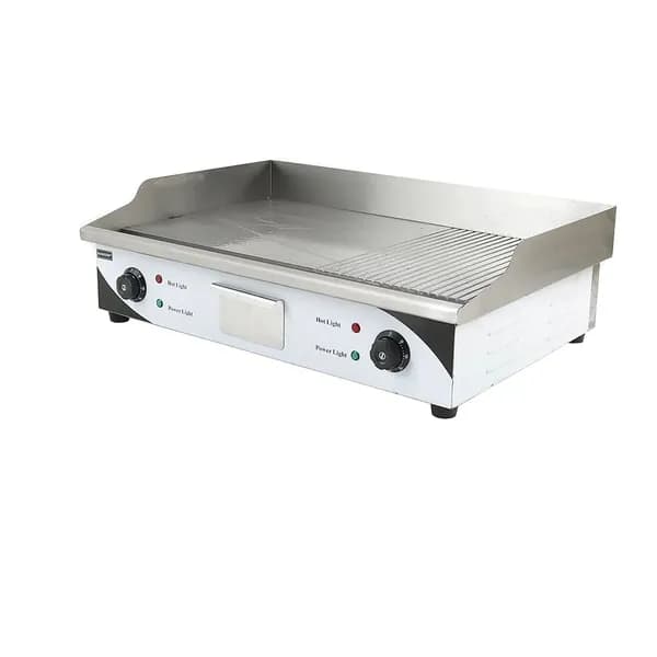 Поверхность жарочная Viatto VA-EG-822, 2 зоны нагрева., 220В., 4.4 кВт., гладкая и рифленна поверхность 710*440 мм.