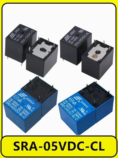 5 шт. реле SRA-05VDC-CL 5 фута 20A