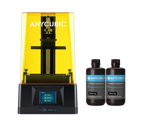 Высокоскоростная 3D печать 6.23" 4K / 3D принтер Anycubic Photon Mono 4K + 2л смолы для печати