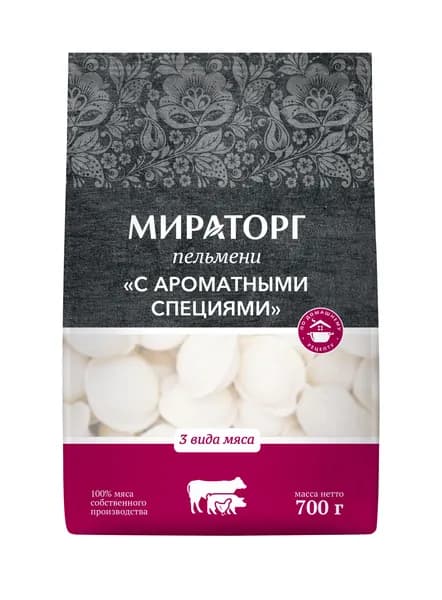 Пельмени С ароматными специями Мираторг, замороженные, 700 г