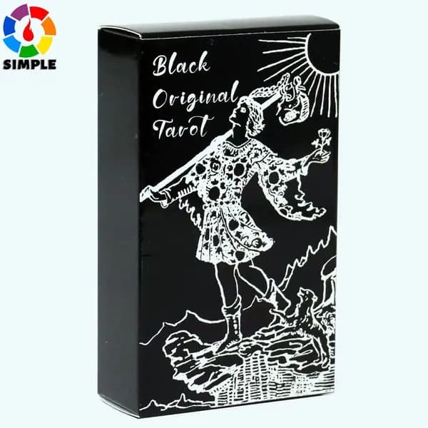 Black and White Rider Tarot Deck Колода Таро Черно-белый Всадник