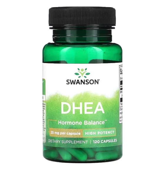 Swanson, DHEA, Hormone Balance, ДГЭА, высокая эффективность 25 мг, 120 капсул