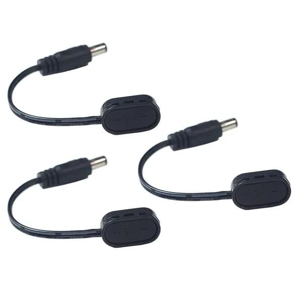 Набор из 3 кабелей для гитары 9V, конвертер для батареи