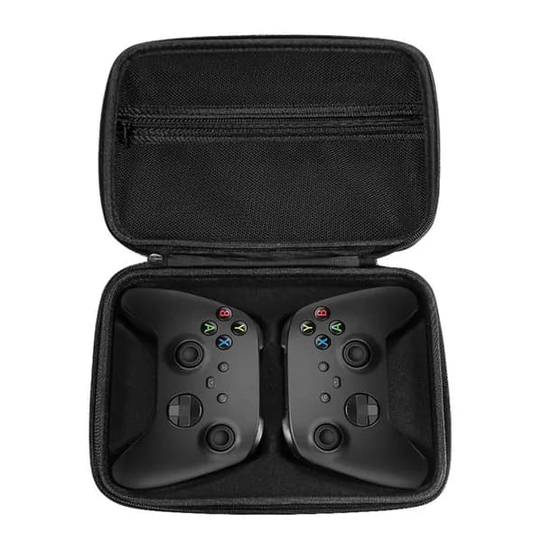 Чехол для двух геймпадов Xbox Series X/S и Xbox One из эва-материала, чёрный, ударопрочный