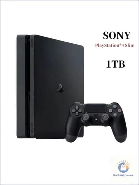 Премиальная игровая приставка Sony PlayStation 4 Slim с накопителем на 1 ТБ, русскоязычной международной прошивкой и полностью новой заводской упаковкой является качественным бестселлером.
