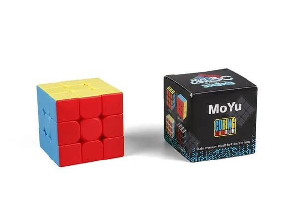 Кубик Рубика 3x3, однотонная детская развивающая игрушка
