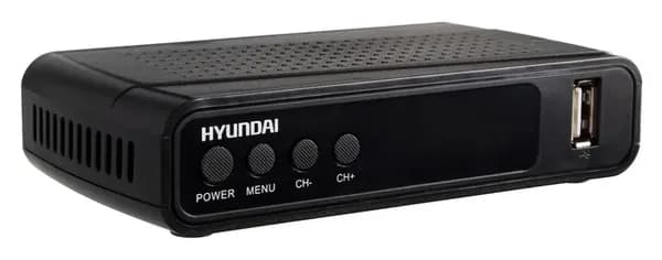 ТВ ресивер DVB-T2 Hyundai, черный (H-DVB520)