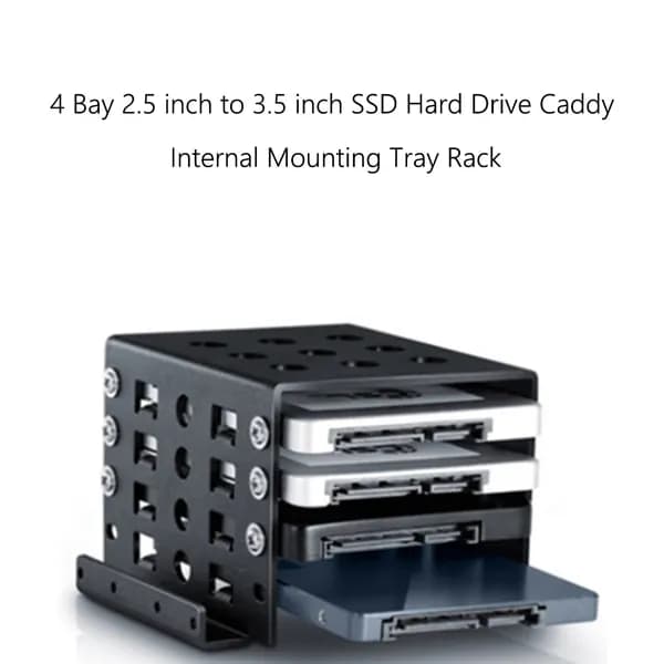 4-отсековая стойка для SSD 2,5 и 3,5