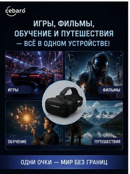 Очки виртуальной реальности, VR очки для смартфона