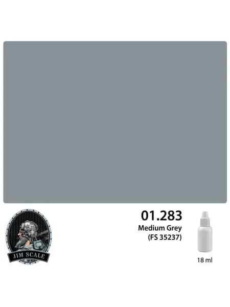 Акриловая краска Jim Scale Medium Grey FS 35237, 18 мл