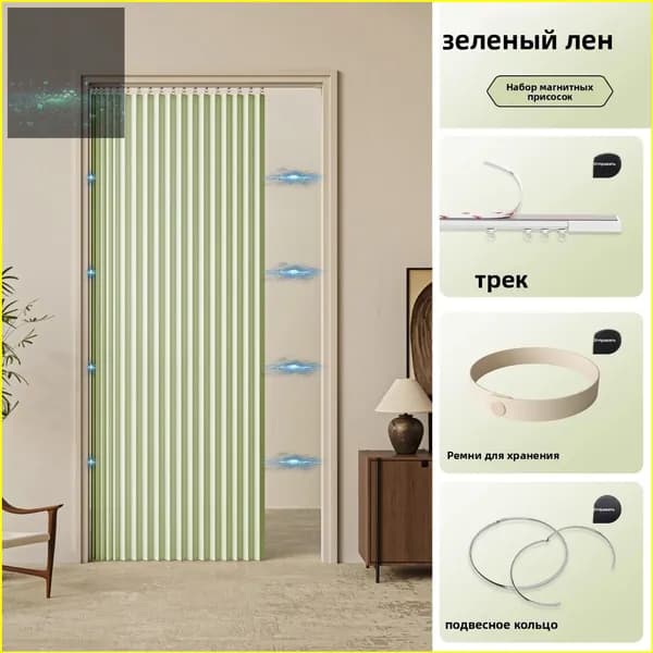 Дверь межкомнатная, Полиэстер с ПВХ покрытием, 800x2000, Глухая