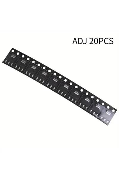 20PCS AMS1117 ADJ LM1117 1117 Линейный регулятор напряжения SOT223 IC Новый