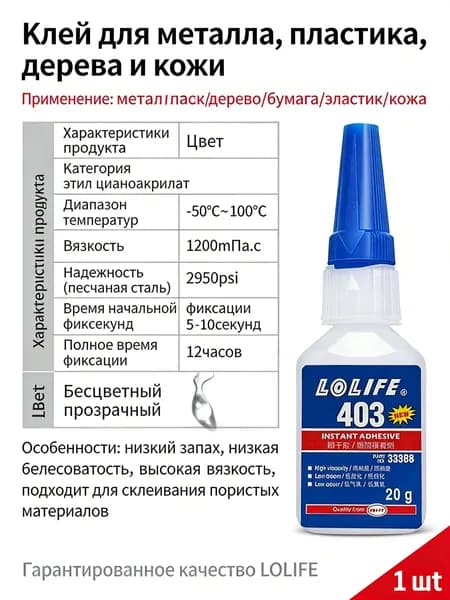 Клей автомобильный Готовый раствор, 403 мл, 1 шт.