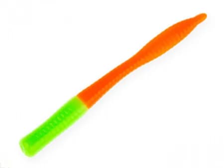 Приманка силиконовая (мягкая) AKARA TROUT TIME WORM сыр (W3-454-CH-F10 / 3" / 454)