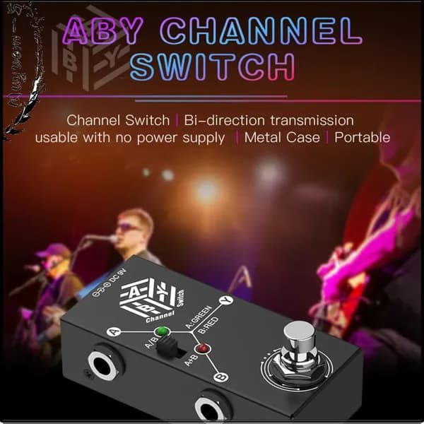 Гитарные педали, мини AB Switch, для удобного переключения каналов