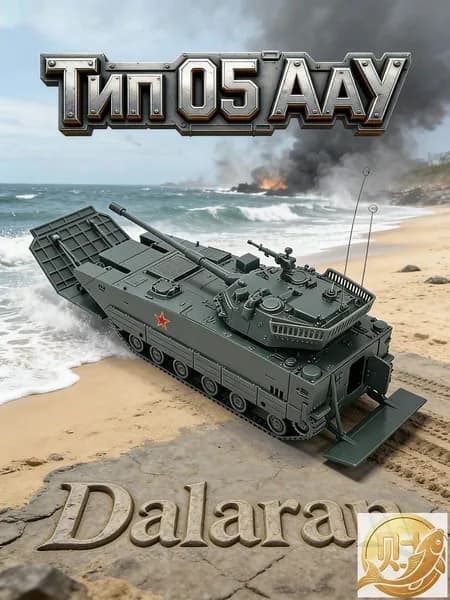 Тип 05 аау (зтд-05) сборная модель танка 1/72 без клея, Dalaran (КНР, современная амфибия кНР, на базе бмп-3ф)