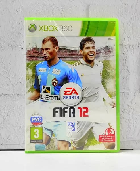 FIFA 12 Полностью на русском Видеоигра на диске Xbox 360. Товар уцененный