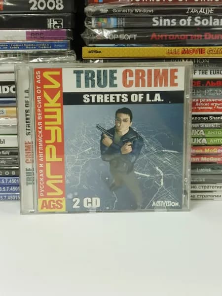 Видеоигра для ПК True Crime: Streets Of LA 2004 PC 2xCD