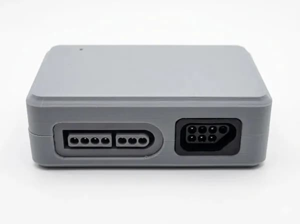 USB-адаптер с тройным интерфейсом SFC / NES /MD/ N64 для подключения к интерфейсу Type-C Корпус с 3D-печатью, 7-контактный интерфейс контроллера