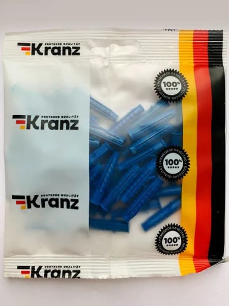 Дюбель распорный KRANZ 6х35, синий, пакет (50 шт. /уп. )