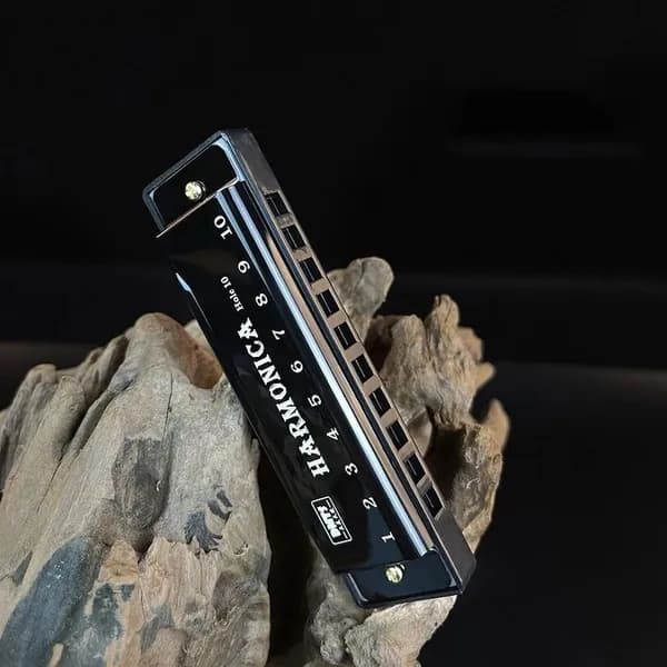 10 дырочная губная гармошка Titanium, для начинающих и детей, развивающая игрушка