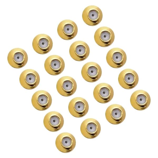 Заглушки для сережек (20 шт.), Золото - 3mm
