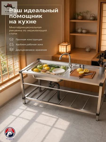 Садовая кухня,76х43х78см