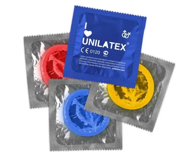 Презервативы Unilatex Multifruits 1 шт с фруктовым ароматом и смазкой стандартный размер 52 мм