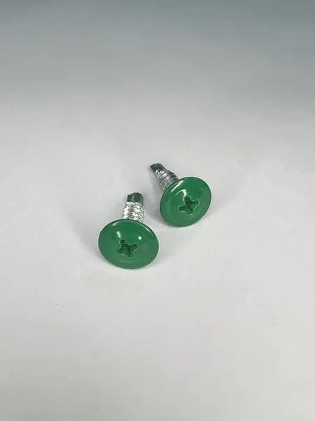 Саморез с прессшайбой сверло 4 2*19 RAL-6029 (250 шт)