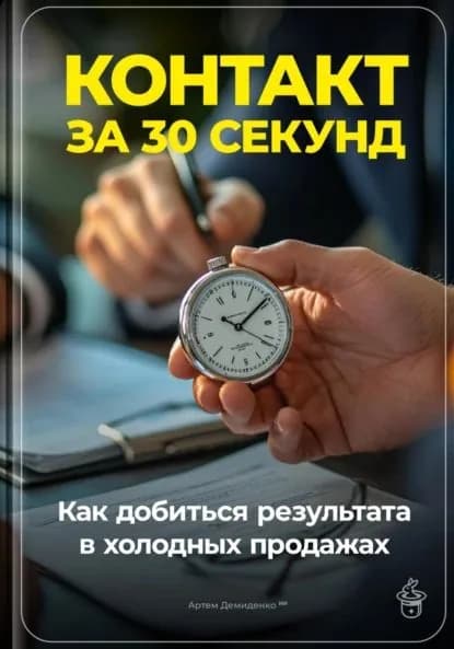 Контакт за 30 секунд: Как добиться результата в холодных продажах | Демиденко Артем | Электронная книга